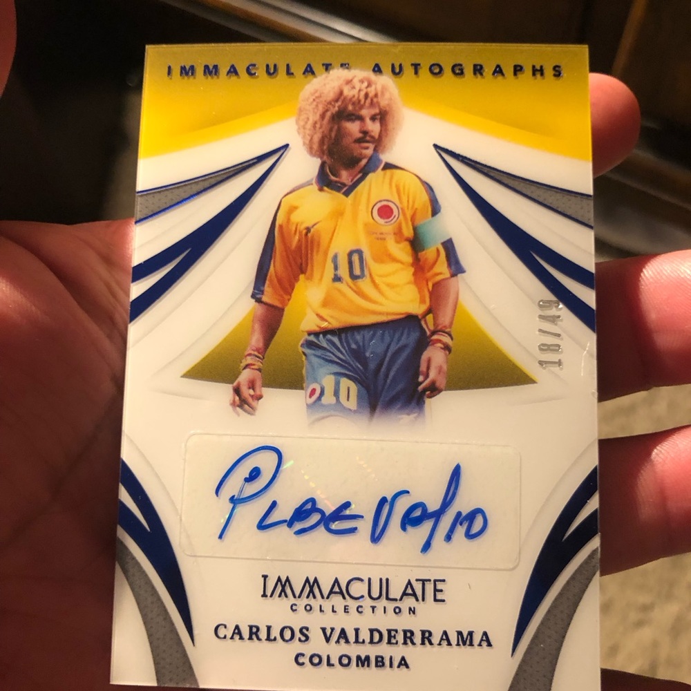 Carlos Valderrama 18 de 49 Immaculate
